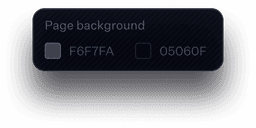 Page background color